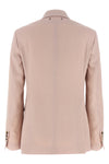 diva double-breasted wool blazer
