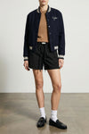 dirce bomber jacket in virgin wool blend