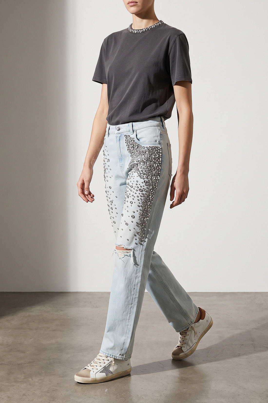 GOLDEN GOOSE 25 kim cotton denim jeans