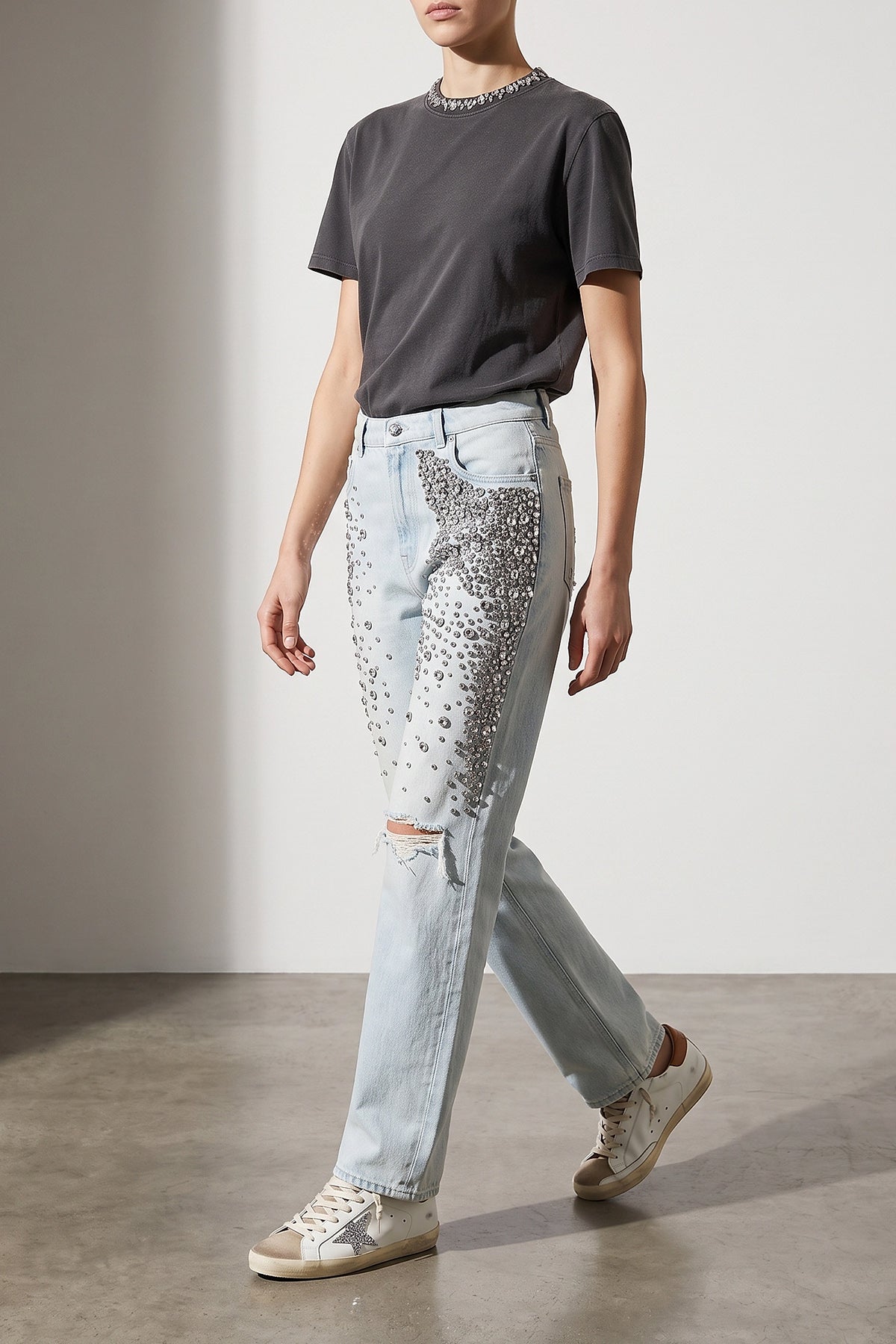 kim cotton denim jeans