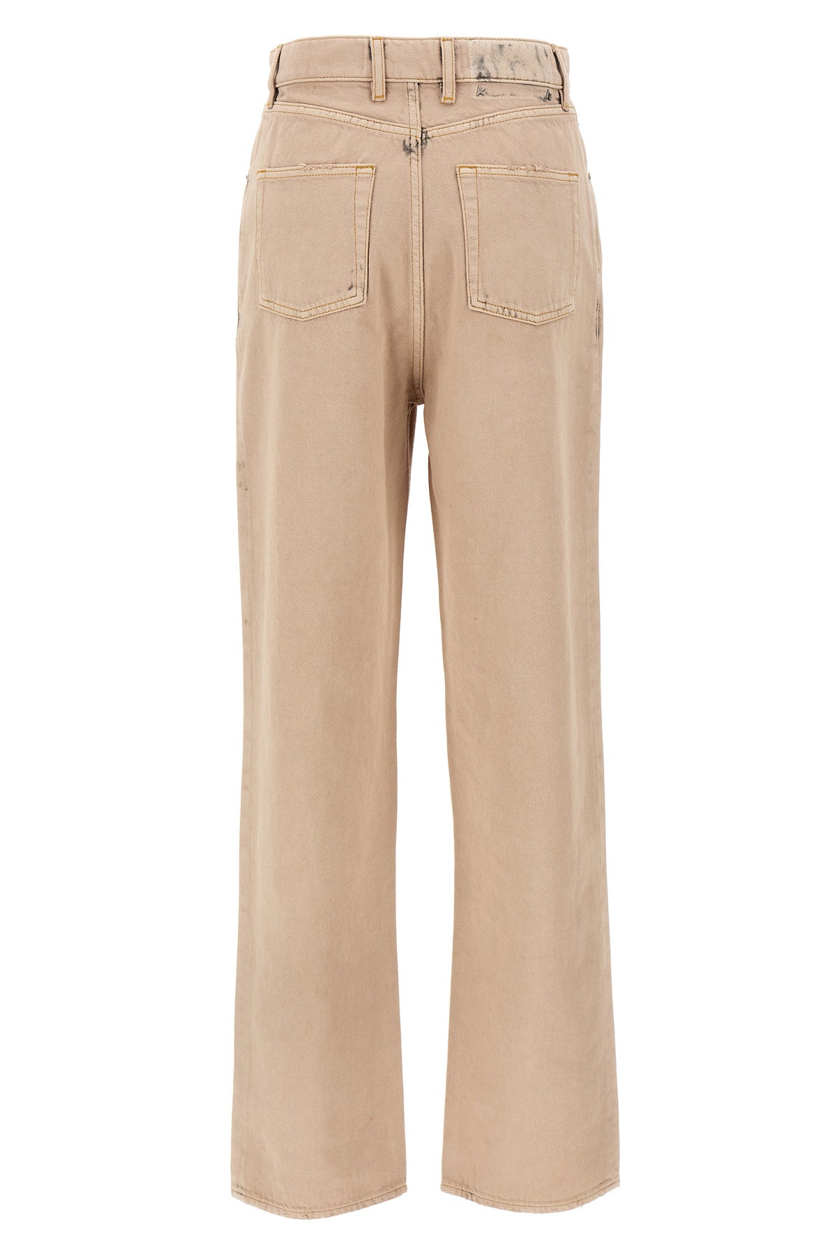 kim used-effect cotton denim medium dyed jeans