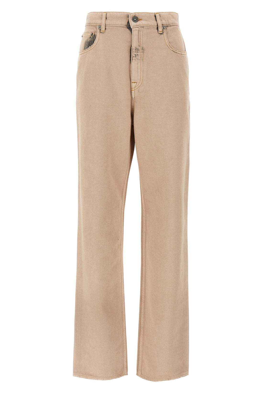 GOLDEN GOOSE 28 kim used-effect cotton denim medium dyed jeans
