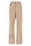 kim used-effect cotton denim medium dyed jeans