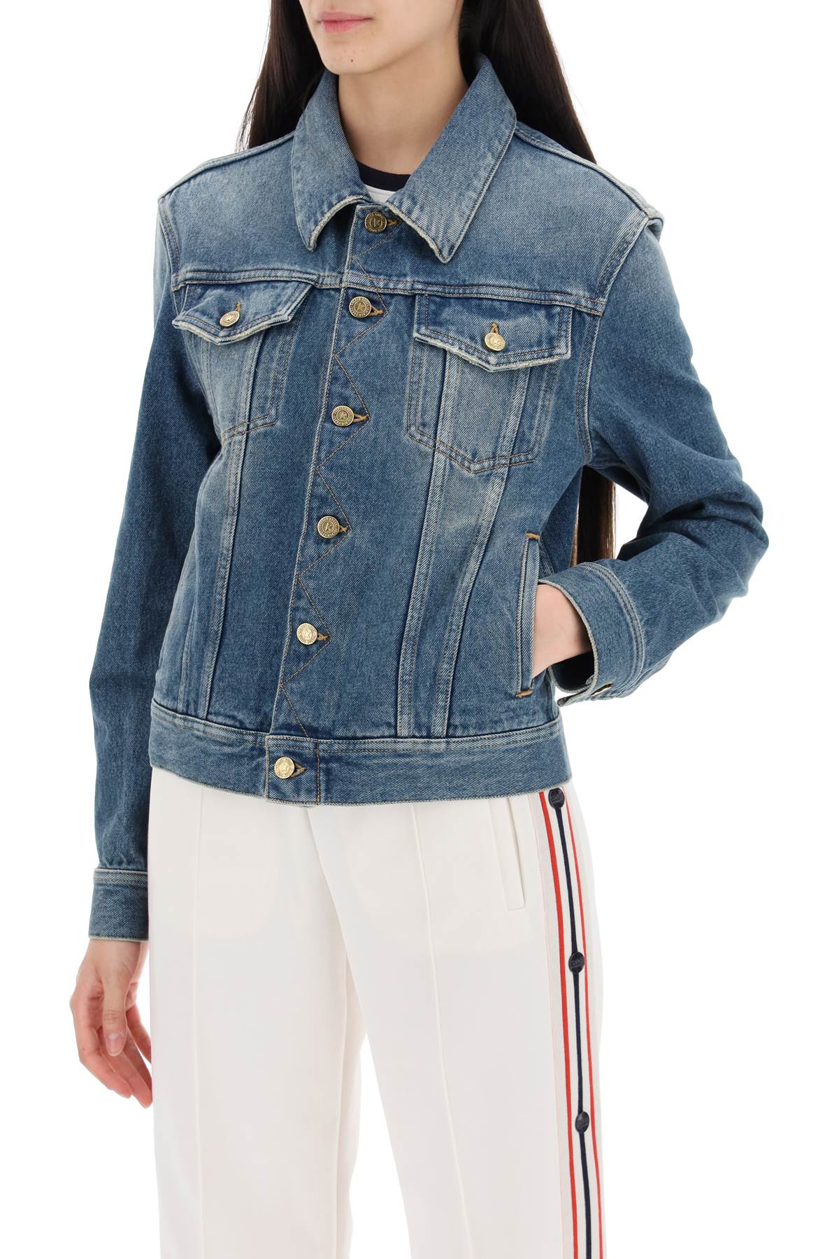 short denim jacket