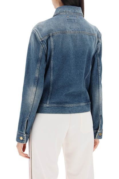 short denim jacket