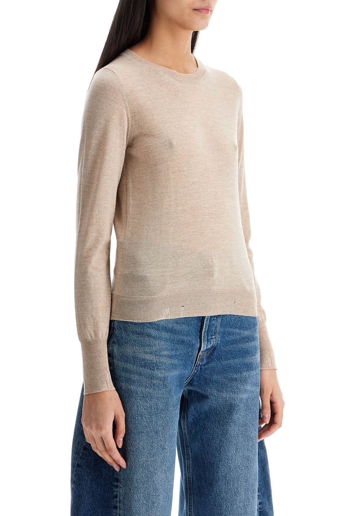 light beige merino wool women&