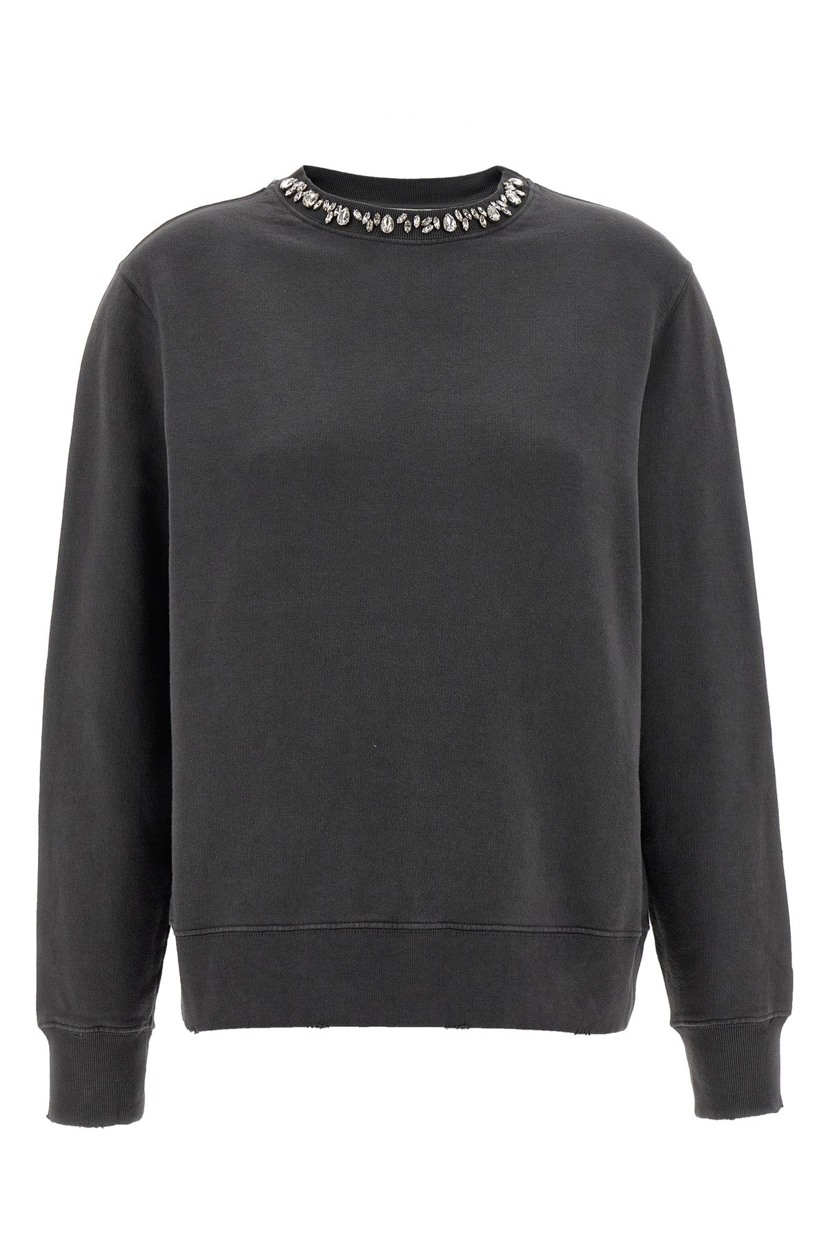 athena sweatshirt in used-effect brushed cotton