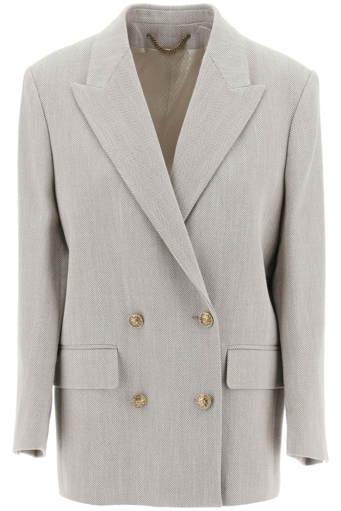 double-breasted blazer in h