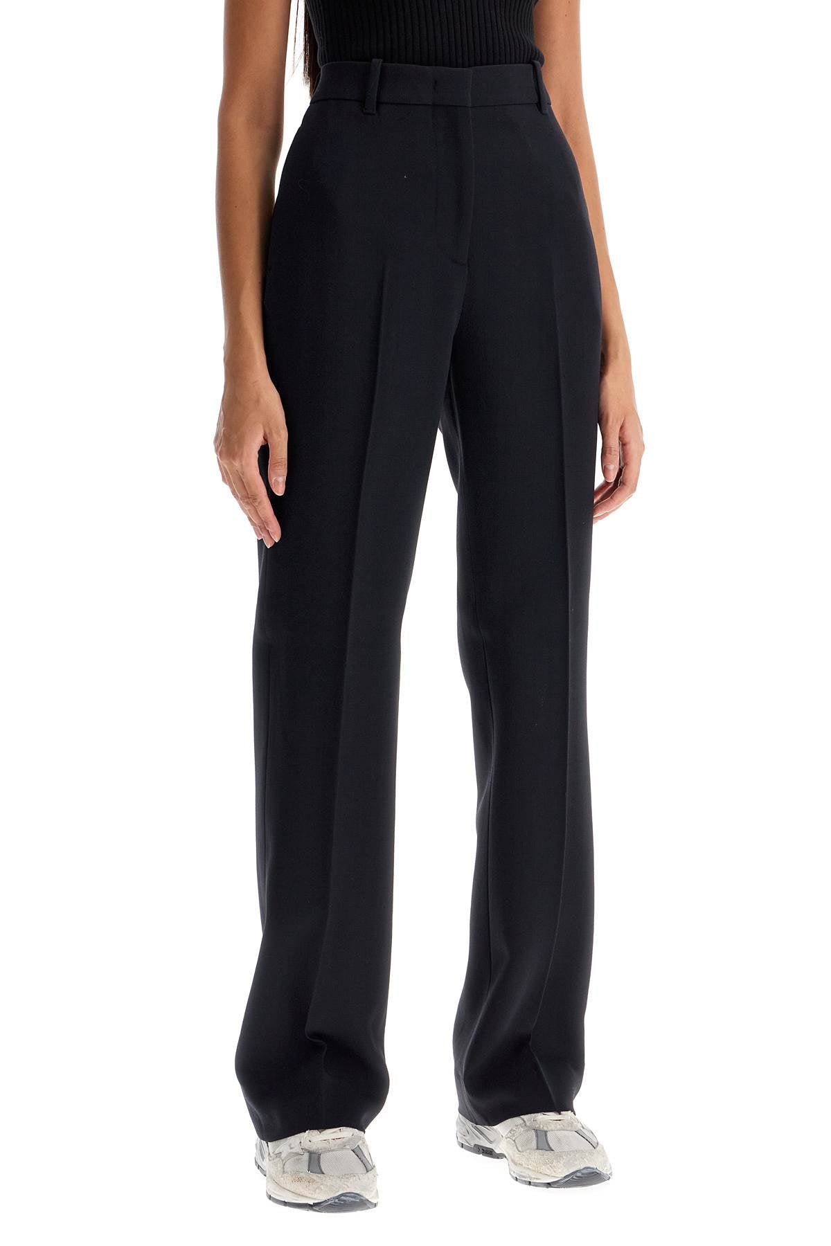 tailored crepe trousers for