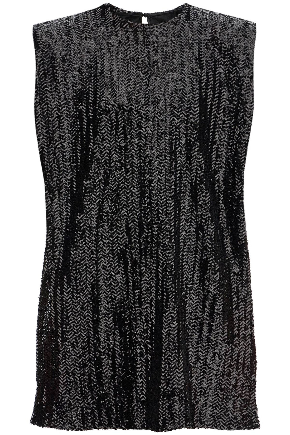 sequin mini dress.