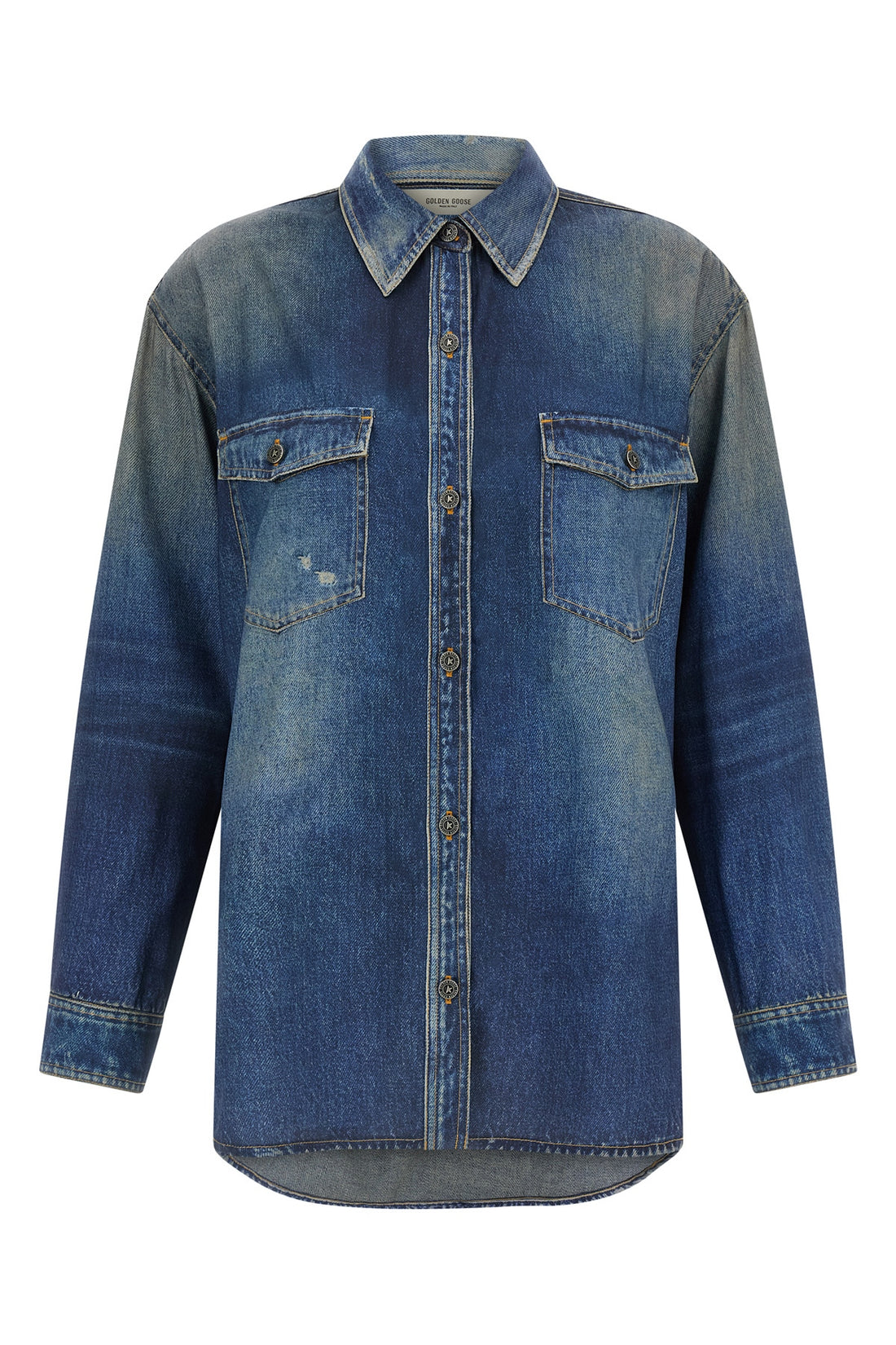GOLDEN GOOSE M patty shirt in technical fabric
