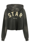 gauze delavé cotton hoodie