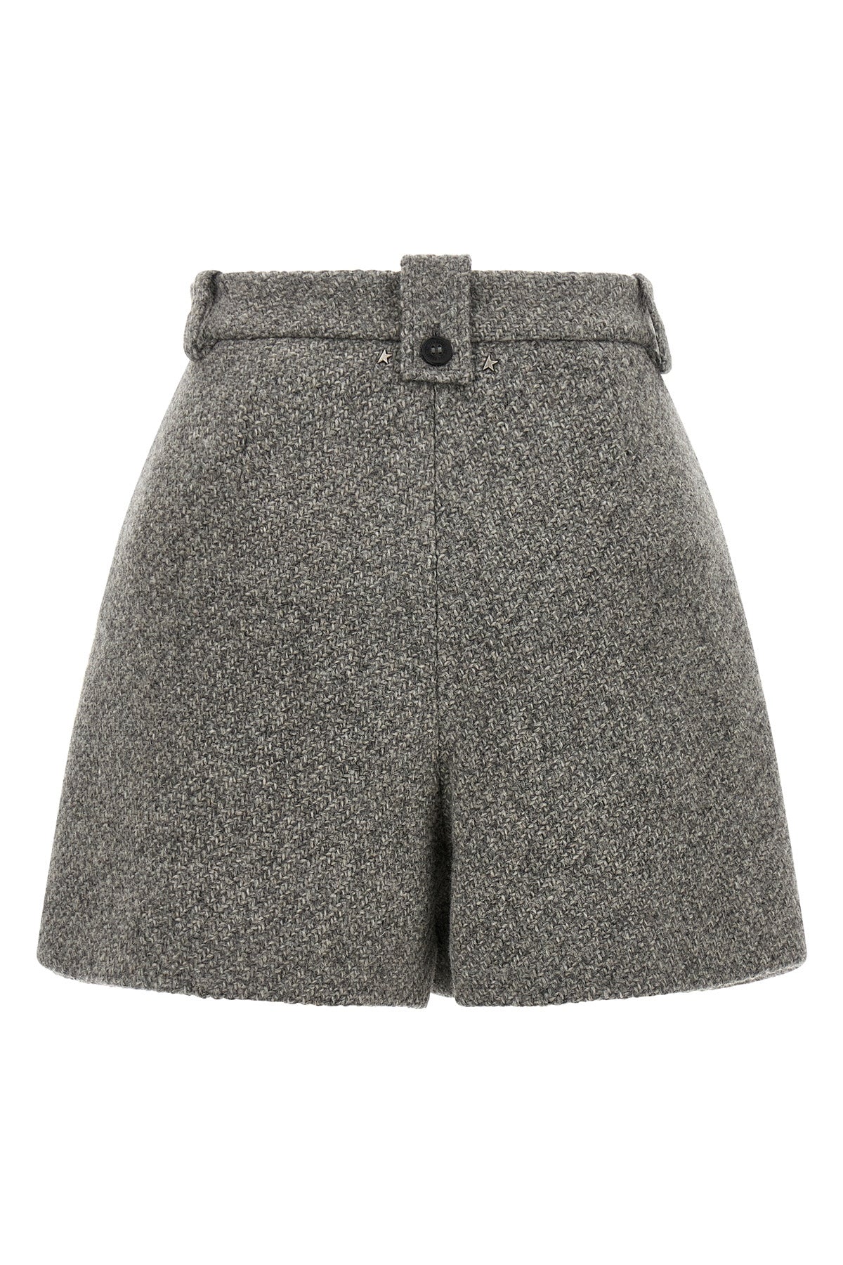 golden goose ryanna shorts redefine sartorial daywear through a structured sil