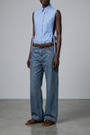 five-pocket cotton jeans
