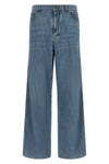 five-pocket cotton jeans