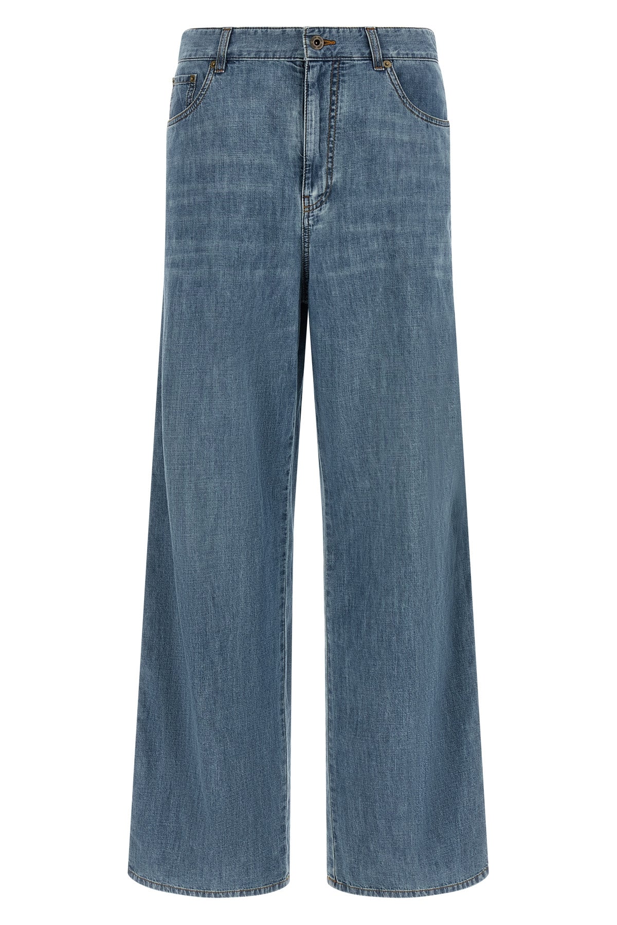five-pocket cotton jeans