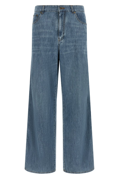 five-pocket cotton jeans