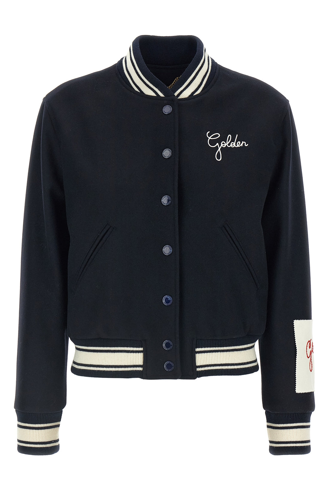 GOLDEN GOOSE 38 dirce virgin wool blend bomber jacket