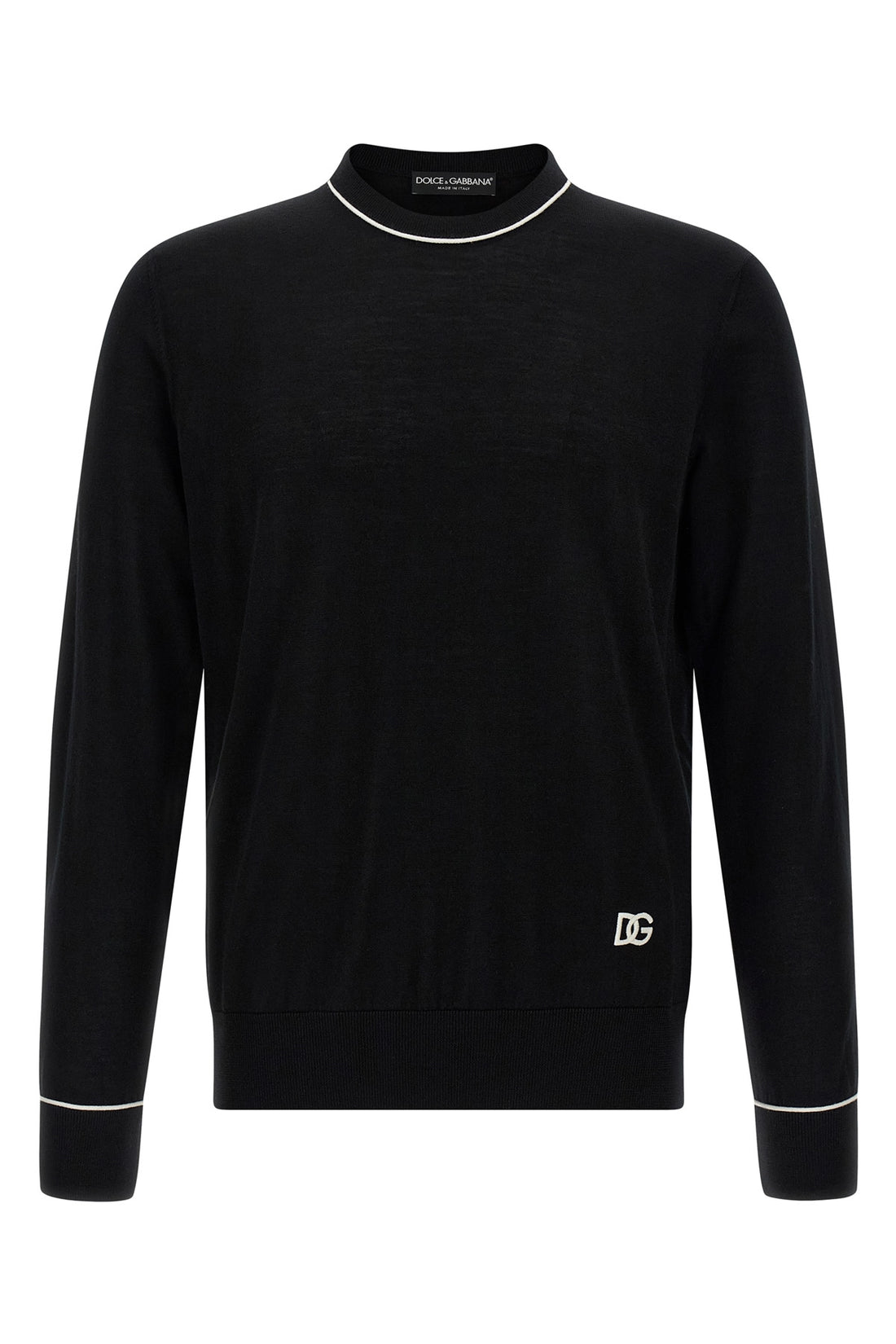 DOLCE &amp; GABBANA 48 fine wool crewneck sweater