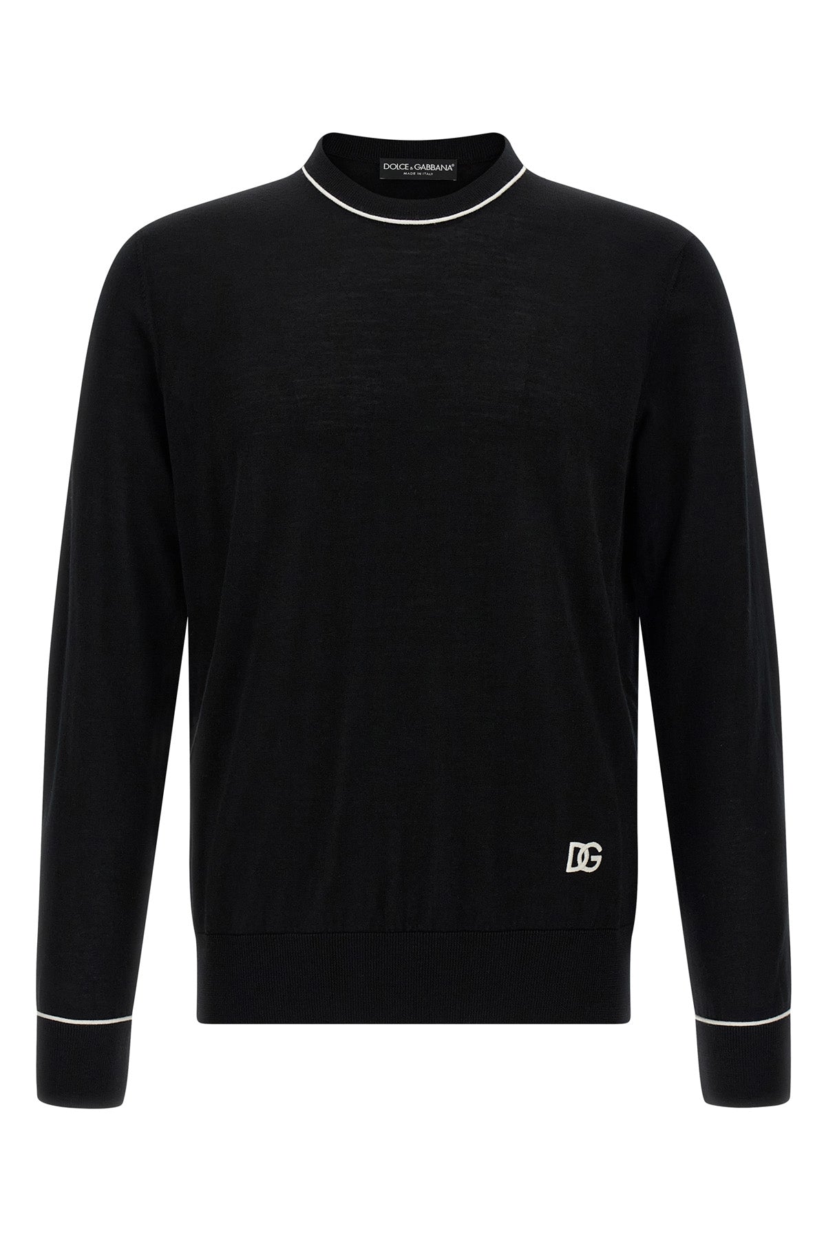 fine wool crewneck sweater