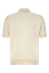 shaved cotton polo shirt