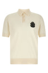 shaved cotton polo shirt