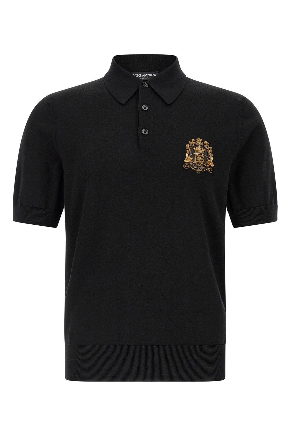 DOLCE &amp; GABBANA 48 virgin wool polo shirt