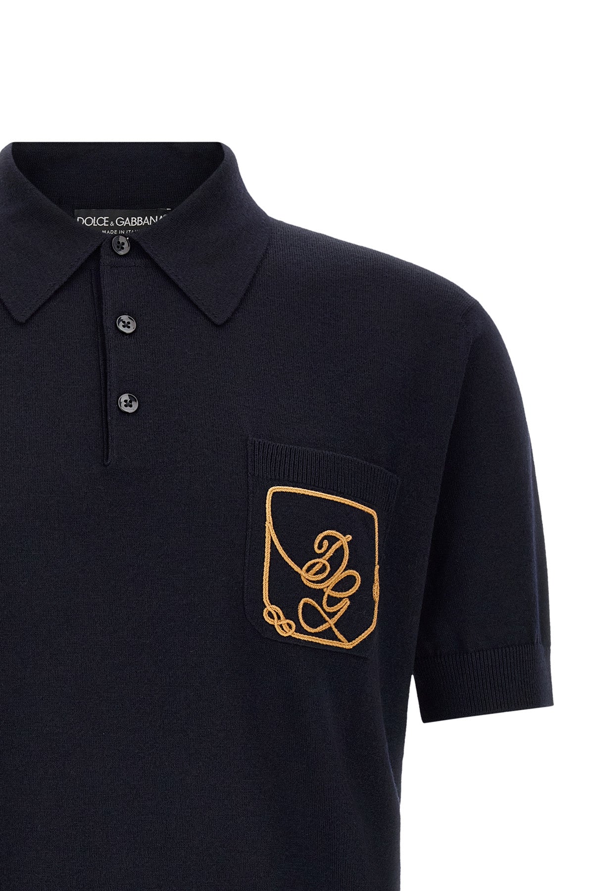 the short-sleeved polo shirt by dolce&gabbana