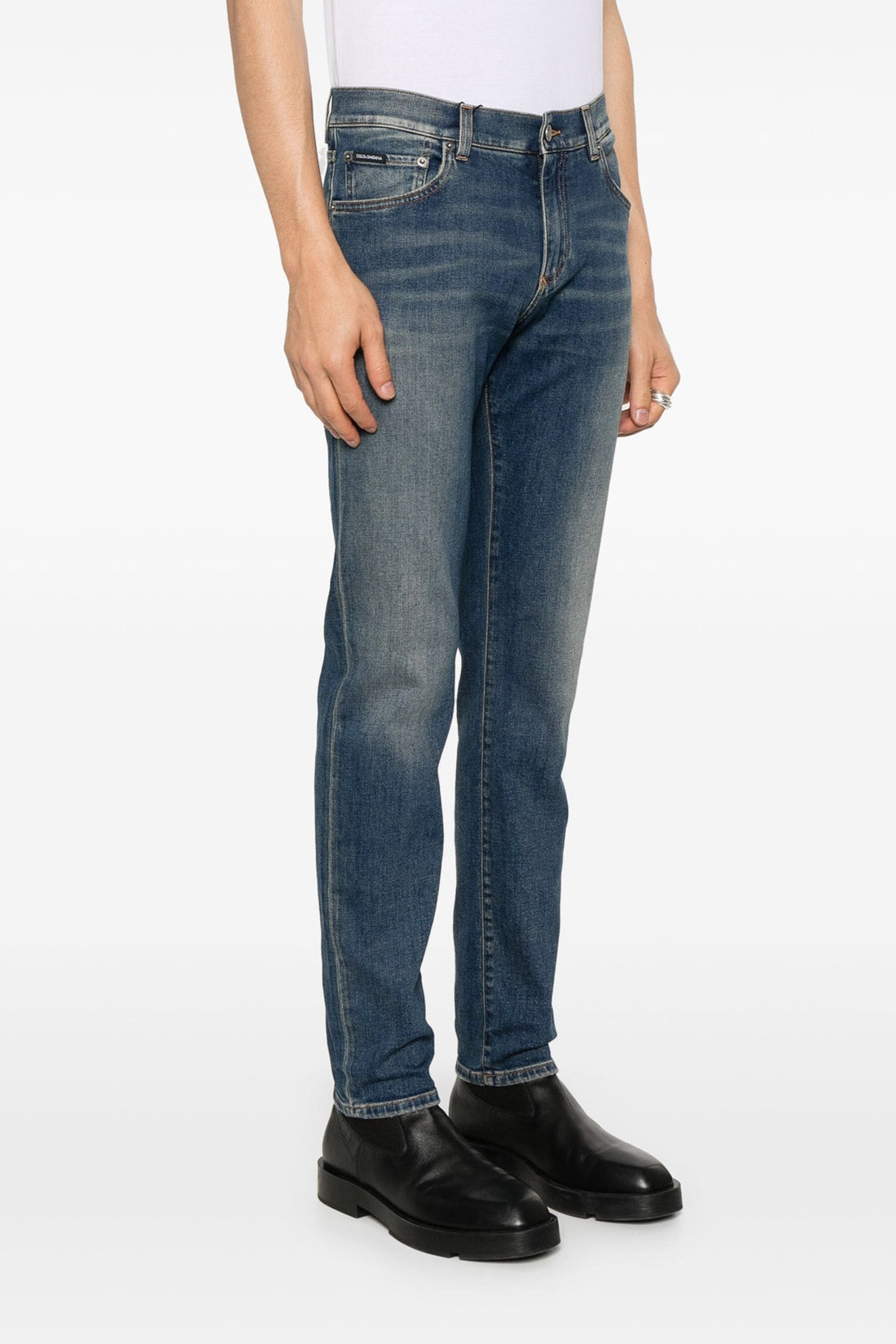 DOLCE &amp; GABBANA 46 palermo stretch cotton denim jeans