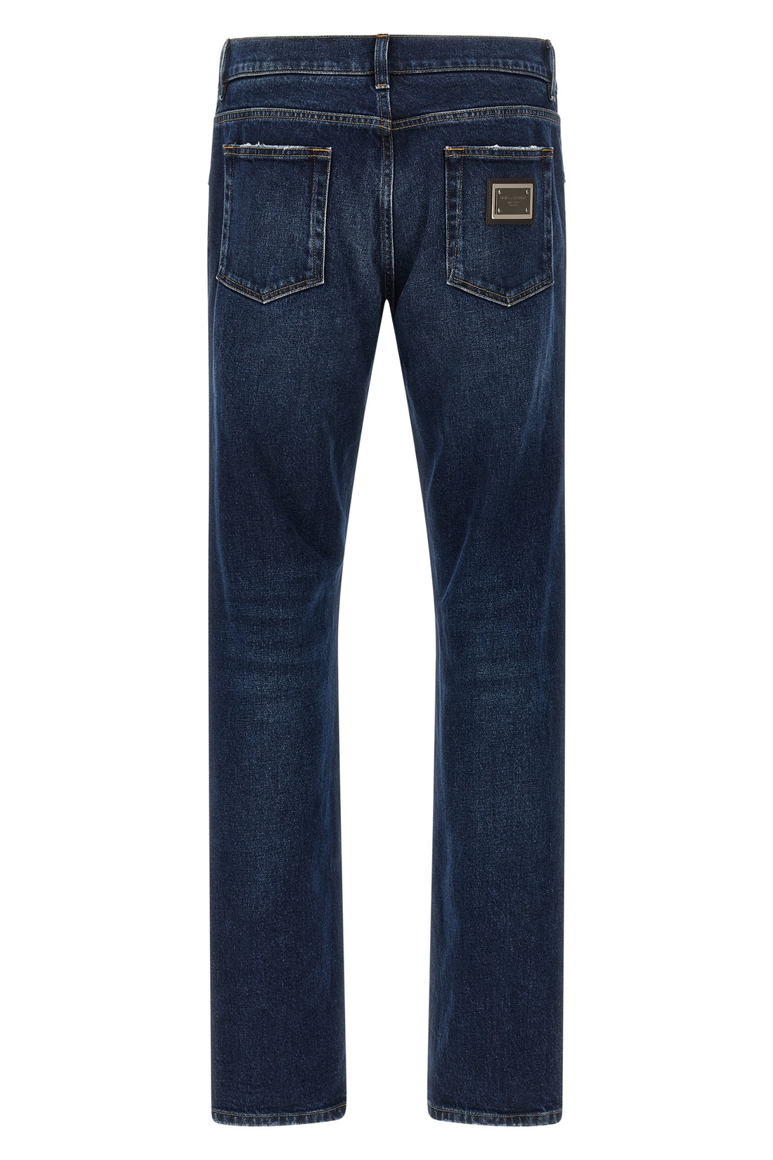 DOLCE &amp; GABBANA 56 used-effect stonewashed cotton denim jeans