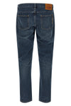 stonewashed cotton denim jeans