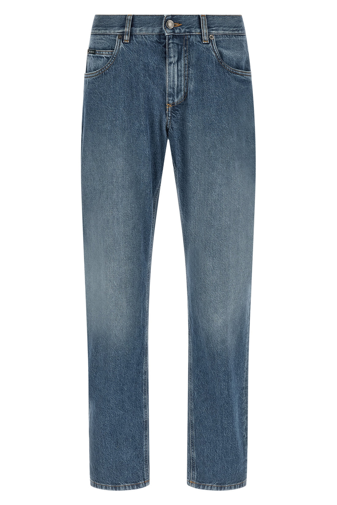 DOLCE &amp; GABBANA 56 stone-washed cotton denim jeans