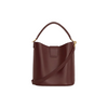 Louise Medium Leather Bucket Bag