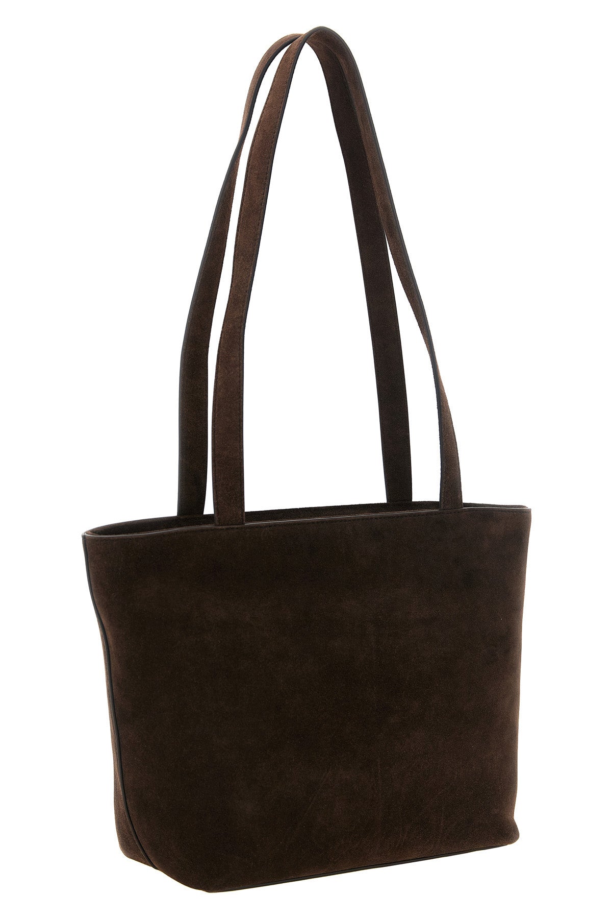 the row parker tote bag embodies the essence of quiet luxury through a trapezo