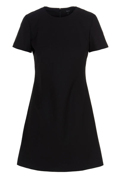 THEORY 0 stretch wool jatinn mini dress