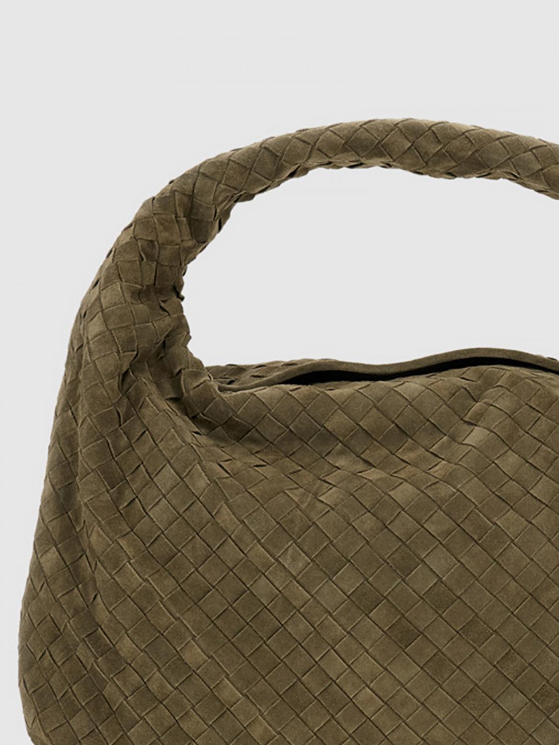 large hop suede leather bag