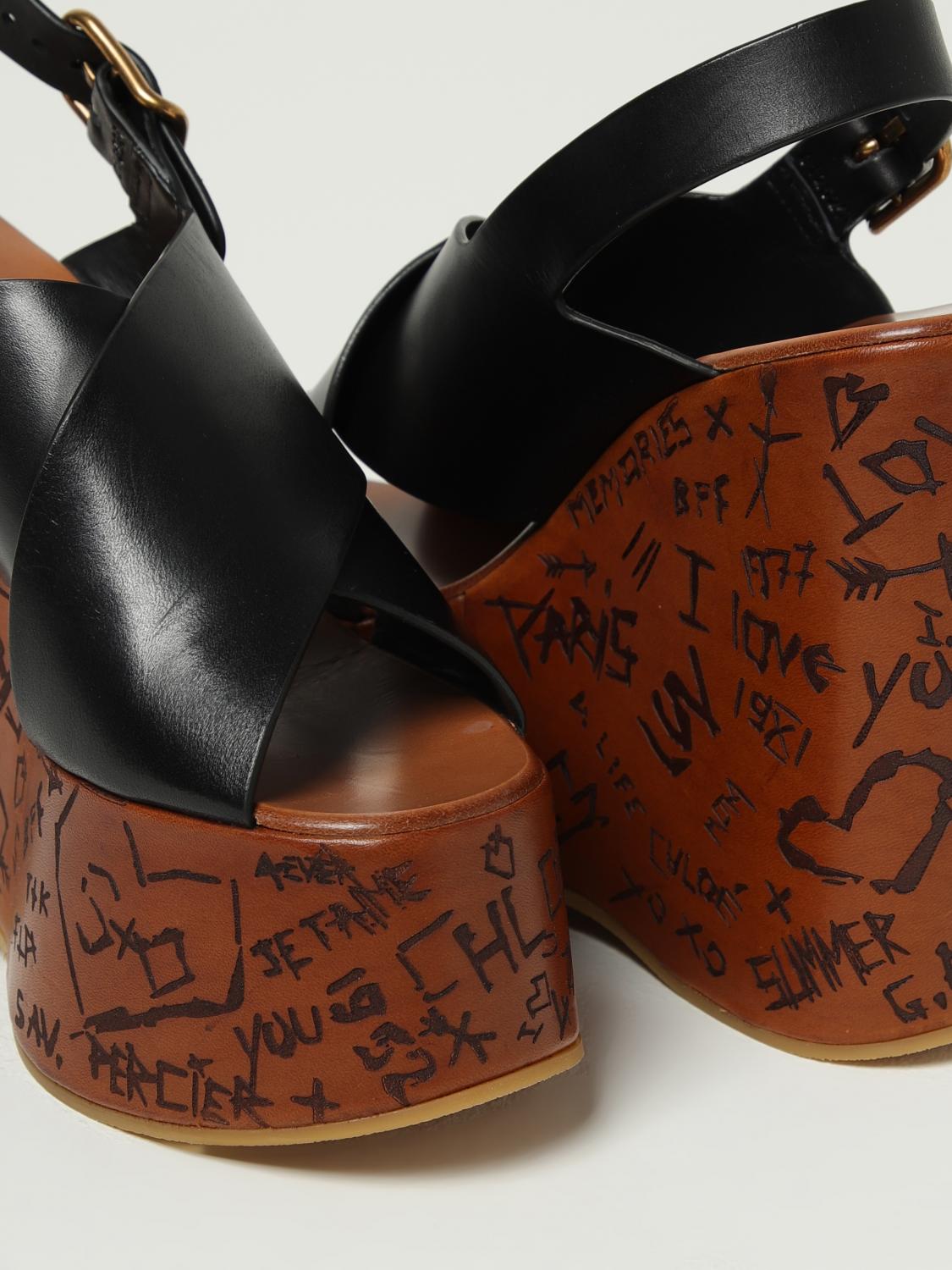 woman's heeled sandal chloé