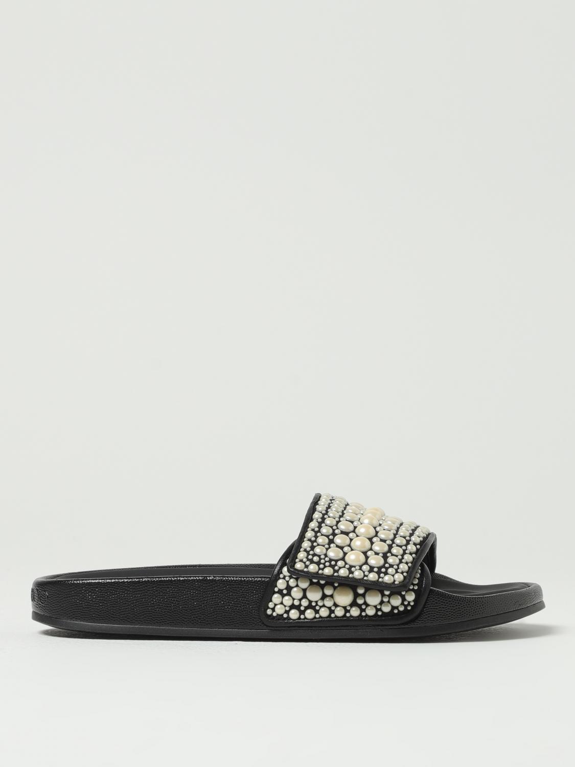 jimmy-choo-woman-s-flat-sandals-fitz-fzwy-black
