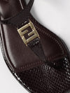 woman's heeled sandal