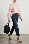 the khaite lotus midi tote bag redefines everyday volumes through a deconstruc