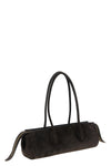 the khaite donna shoulder bag redefines classic proportions through an elongat