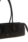 the khaite donna shoulder bag redefines classic proportions through an elongat