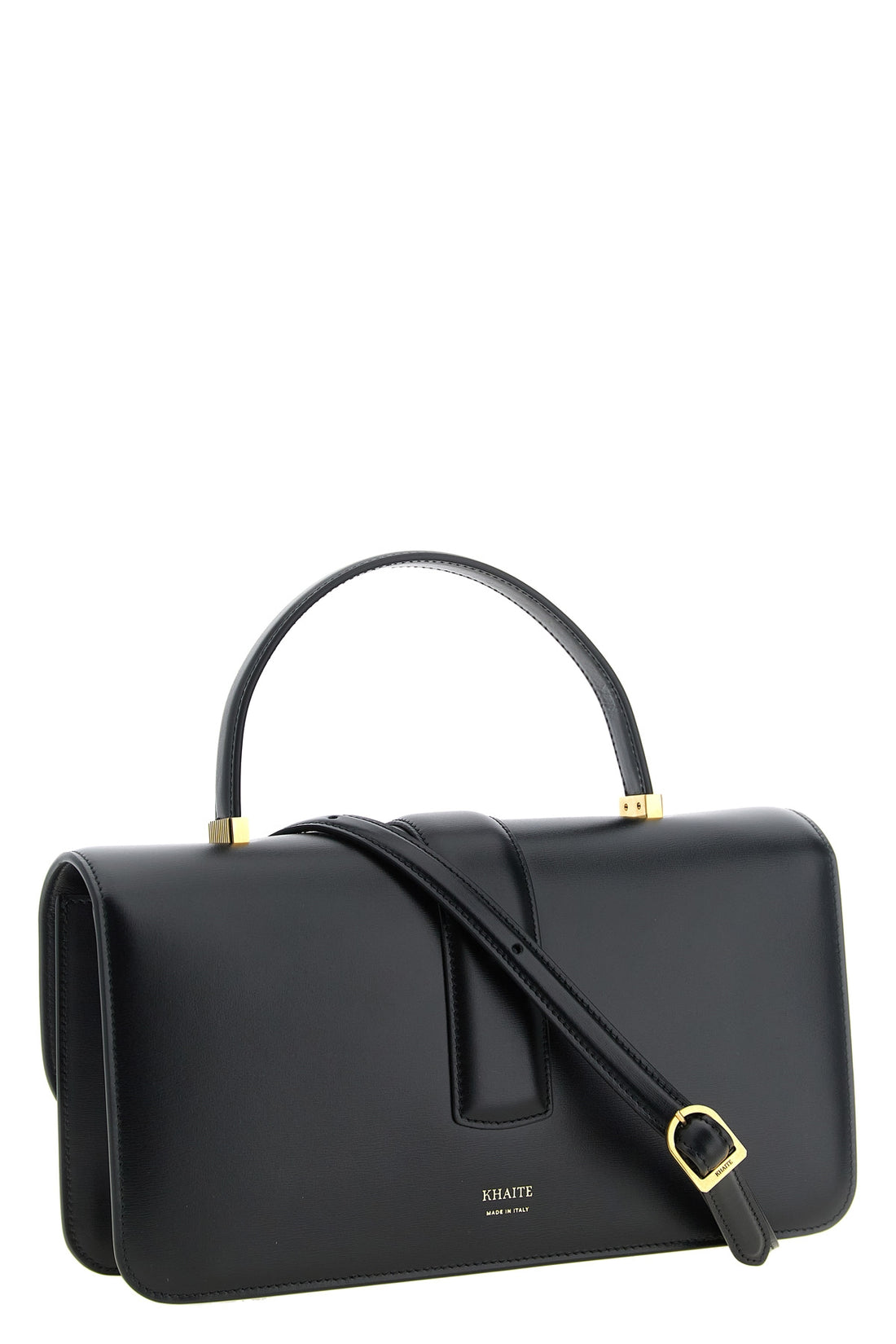KHAITE OS the khaite blake handbag defines a structured silhouette made of fine smooth c