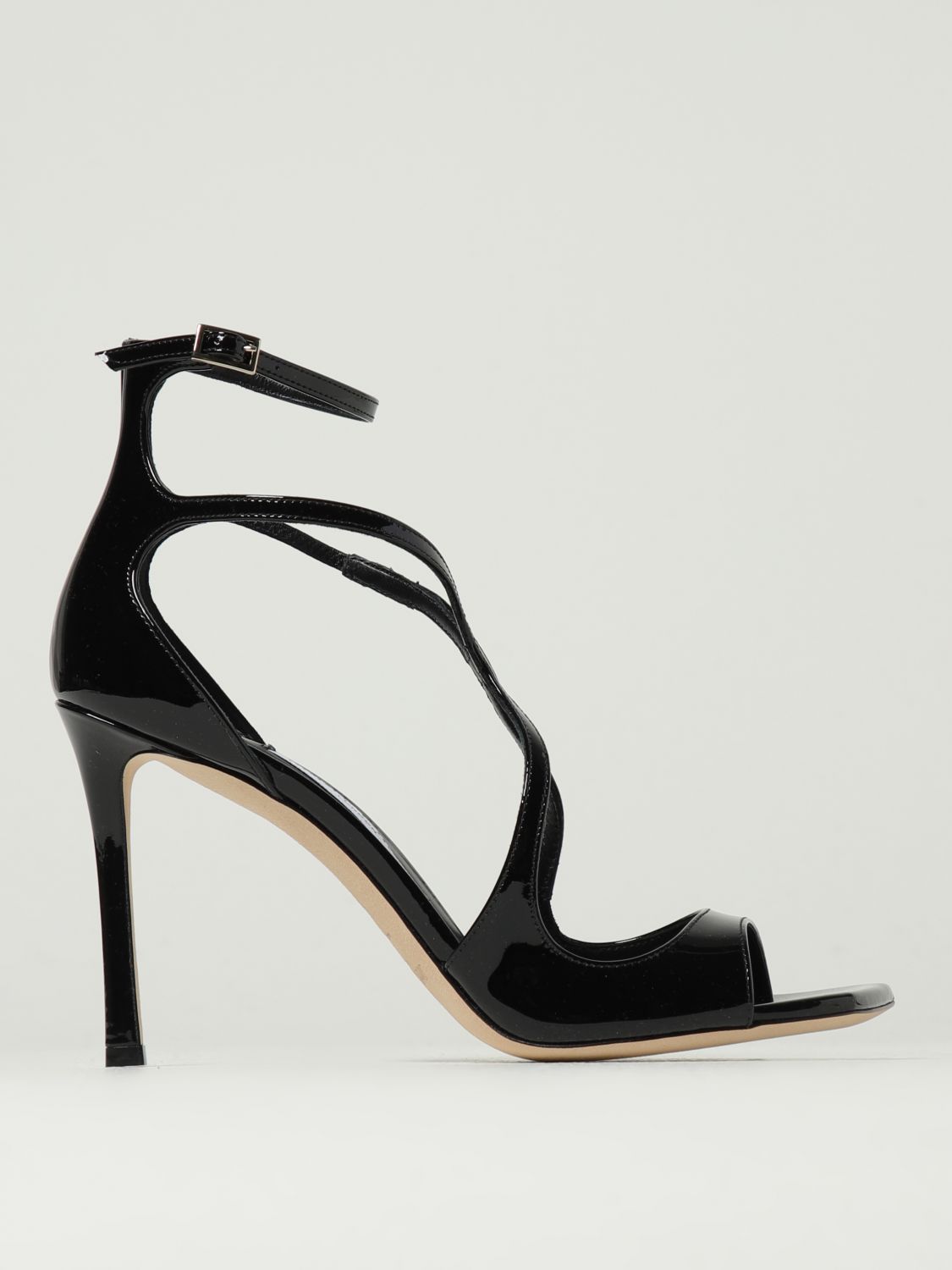 jimmy-choo-woman-s-heeled-sandals-azia95pat-black