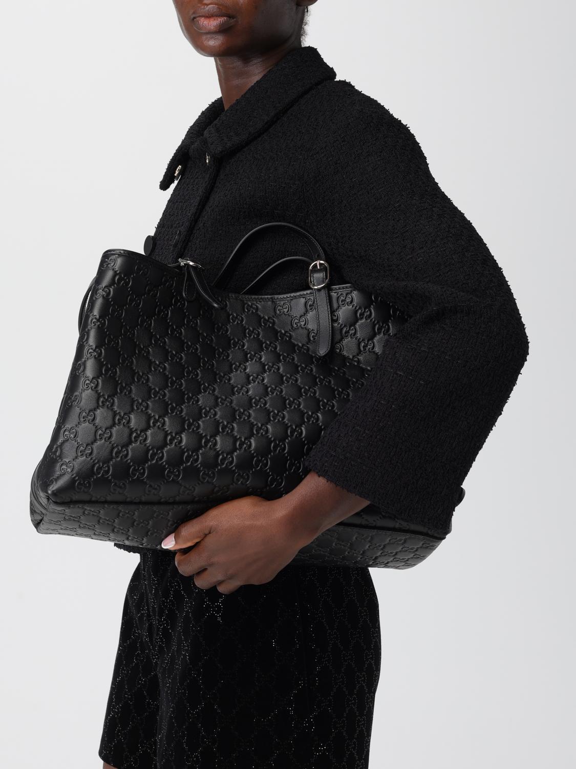 Emblem GG Large Leather Tote