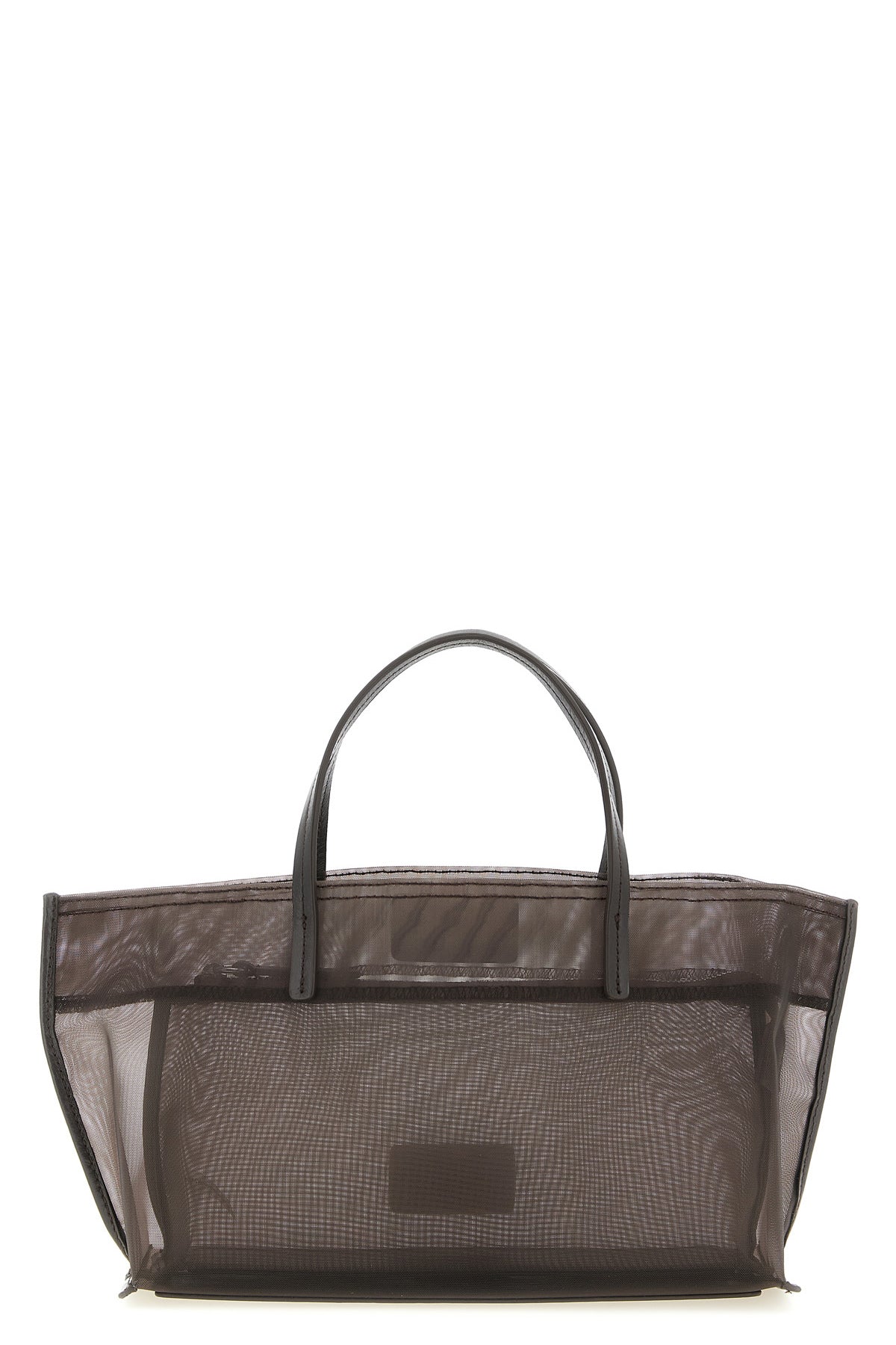 christos mini shopping bag in semi-transparent mesh