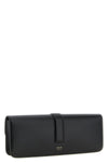 the khaite blake clutch is defined through its elongated east-west silhouette