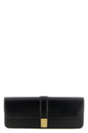the khaite blake clutch is defined through its elongated east-west silhouette