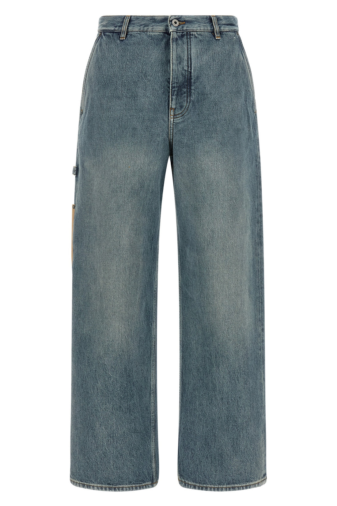 LOEWE 50 the loewe jeans in washed cotton denim of medium weight