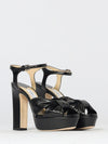 woman's heeled sandal